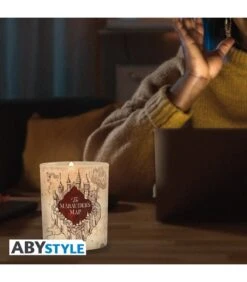 Bougie Carte Du Maraudeur -Harry Potter Série Magasin bougie carte du maraudeur harry potter 2