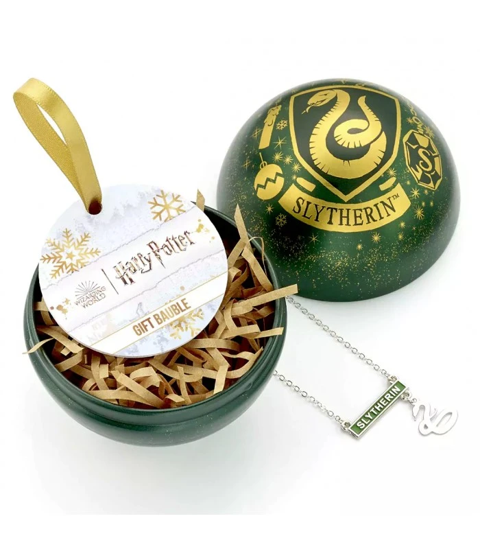 Boule De Noël Serpentard Et Collier - Harry Potter 5 Boule De Noël Serpentard Et Collier - Harry Potter – Image 3