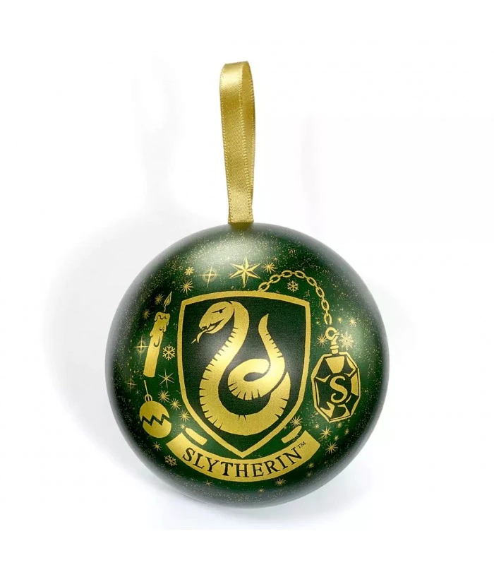 Boule De Noël Serpentard Et Collier - Harry Potter 3 Boule De Noël Serpentard Et Collier - Harry Potter