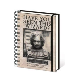 Carnet A5 3D Harry Potter Wanted Sirius Black