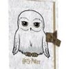 Carnet A5 Fluffy Hedwige Avec Cadenas Harry Potter