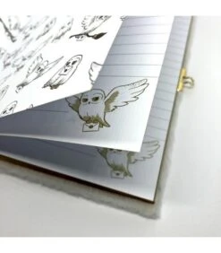 Carnet A5 Fluffy Hedwige Avec Cadenas Harry Potter -Harry Potter Série Magasin carnet a5 fluffy hedwige avec cadenas harry potter 3