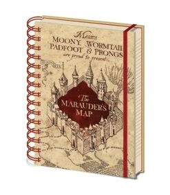Carnet A5 Harry Potter La Carte Du Maraudeur