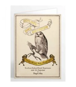 Carte De Voeux Eeylops Owl Emporium - Harry Potter -Harry Potter Série Magasin carte de voeux eeylops owl emporium harry potter 1