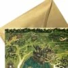 Carte De Voeux La Carte De Poudlard - Harry Potter -Harry Potter Série Magasin carte de voeux la carte de poudlard harry potter