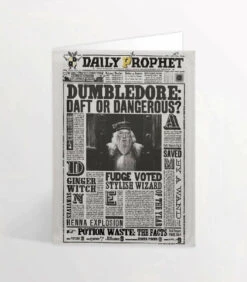 Carte De Voeux Lenticulaire Dumbledore