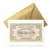 Carte De Voeux Ticket Pour Le Hogwarts Express - Harry Potter -Harry Potter Série Magasin carte de voeux ticket pour le hogwarts express harry potter