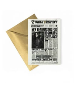 Carte De Voeux Lenticulaire Nouveau Directeur Pour Poudlard