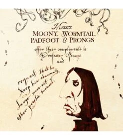 Carte Postale "Message Au Professeur Rogue...". -Harry Potter Série Magasin carte postale message au professeur rogue 2