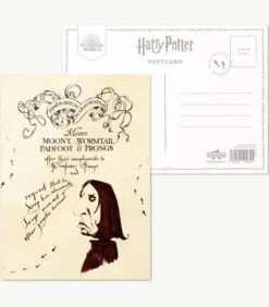 Carte Postale "Message Au Professeur Rogue...". -Harry Potter Série Magasin carte postale message au professeur rogue 3
