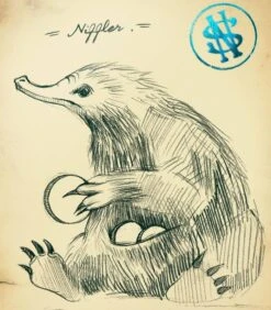 Carte Postale Mystère Minalima - Animaux Fantastiques -Harry Potter Série Magasin carte postale mystere minalima animaux fantastiques 5