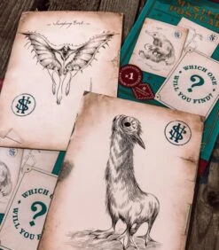 Carte Postale Mystère Minalima - Animaux Fantastiques -Harry Potter Série Magasin carte postale mystere minalima animaux fantastiques 8