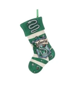 Décoration De Sapin Chaussette Serpentard Harry Potter