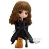Figurine Q Posket - Hermione Granger Et Pattenrond