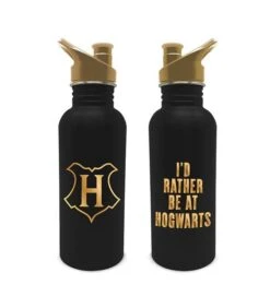 Gourde Métal Harry Potter"I'd Rather Be At Hogwarts" -Harry Potter Série Magasin gourde metal i d rather be at hogwarts 2