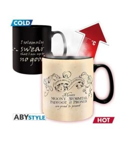 Grand Mug Thermoreactif Carte Du Maraudeur