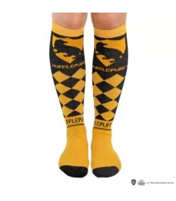 Lot De 3 Paires De Chaussettes Hautes Poufsouffle -Harry Potter Série Magasin lot de 3 paires de chaussettes hautes poufsouffle 2