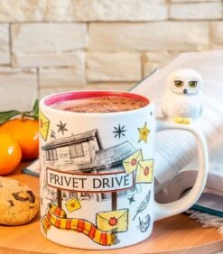 Mug 3D Privet Drive & Anse Hedwige - HP -Harry Potter Série Magasin mug 3 d private drive harry potter 3