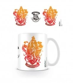 Mug Ecusson Gryffondor Tie And Dye Blanc