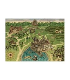 Poster Carte De Poudlard