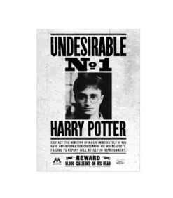 Poster Undesirable No.1 Harry Potter Par Minalima