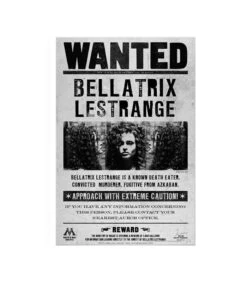 Poster - Wanted Bellatrix MinaLima