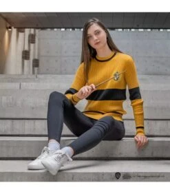 Pull Enfant De Quidditch Poufsouffle -Harry Potter Série Magasin pull enfant de quidditch poufsouffle 3