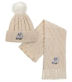 Set Bonnet Et Echarpe Hedwige - Harry Potter