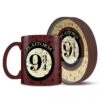 Set Matinal Plateform 9 3/4 Reveil + Mug - Harry Potter