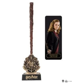 Stylo Baguette 25 Cm Avec Support Et Marque-page Lenticulaire Hermione Granger