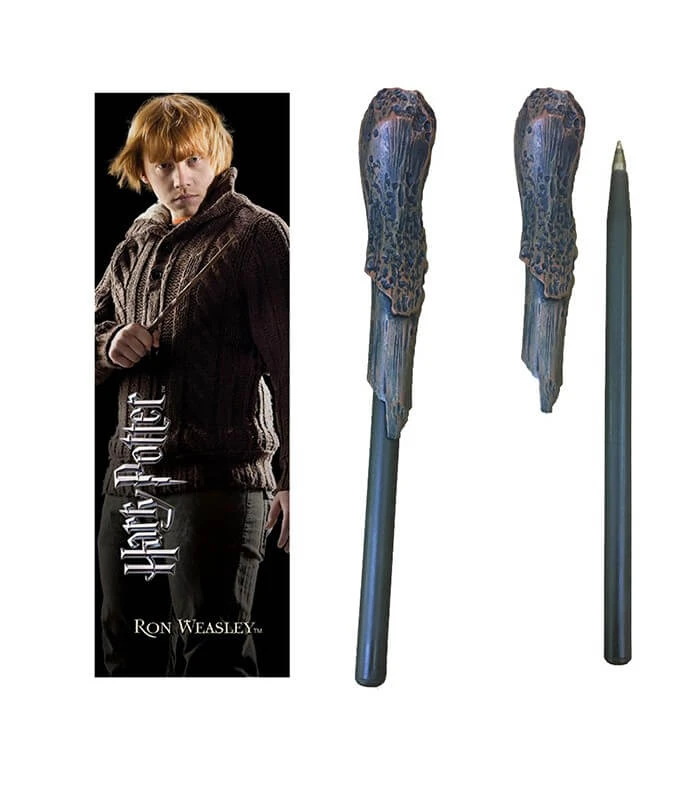 Stylo Baguette & Marque-page Ron Weasley 3 Stylo Baguette & Marque-page Ron Weasley